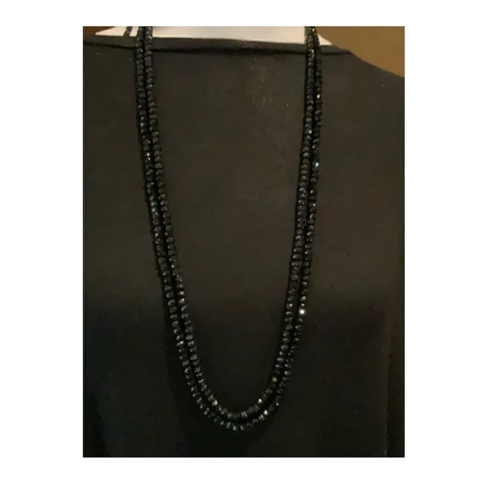 Gorgeous Vintage Black Onyx Necklace
